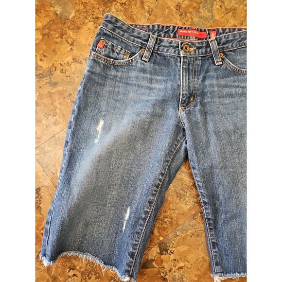 Big Star‎ Alexis Denim Shorts Womens Size 29 Distressed - Picture 3 of 9